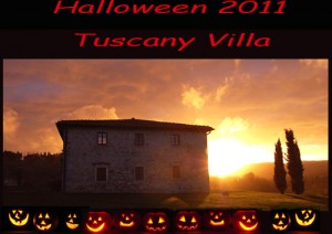 Rent Villa tuscany halloween party