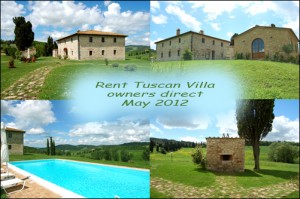 Rent tuscan villa owners direct may 2012