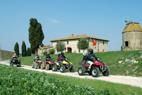 Rent quad in a Tuscany villa