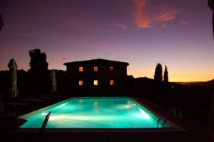 villa in chianti with pool