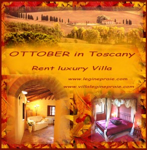 rent tuscan villa october