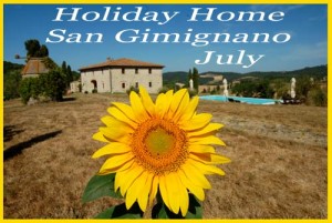 holiday home wit pool in san gimignano rent july