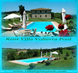 Volterra villa with pool