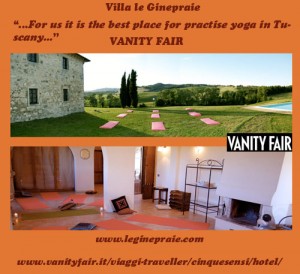 Yoga calss in Tuscany Villa
