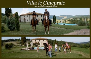Farmhouse with riding school in Tuscany