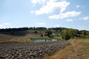 view of the Villa near little lake
