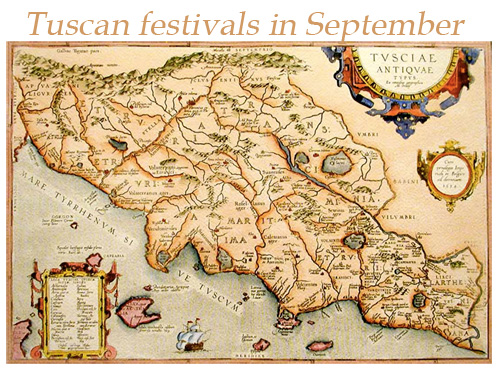 Town festival tuscany september