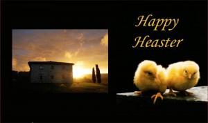 easter card - villa in tuscany