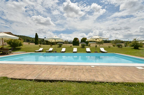 the panoramic view of the pool